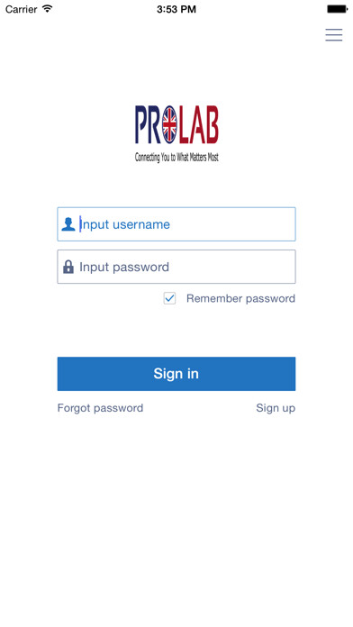 Emulate iPhone app PROLAB CLOUD using MyAndroid Emulate iPhone app PROLAB CLOUD using MyAndroid