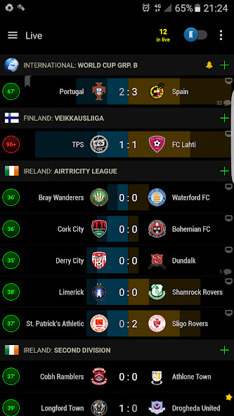 Run android online APK PRO Live Scores S-Center from MyAndroid or emulate PRO Live Scores S-Center using MyAndroid