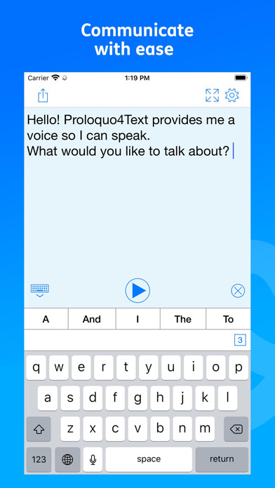 Emulate iPhone app Proloquo4Text AAC using MyAndroid Emulate iPhone app Proloquo4Text AAC using MyAndroid
