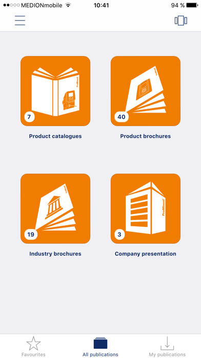 Emulate iPhone app ProMinent MediaCenter using MyAndroid