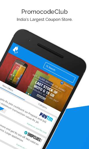 Run android online APK PromoCodeClub - Coupons & Deals on Online Shopping from MyAndroid or emulate PromoCodeClub - Coupons & Deals on Online Shopping using MyAndroid