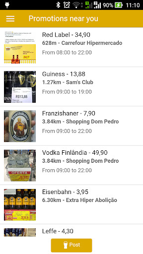 Run android online APK Promodrink from MyAndroid or emulate Promodrink using MyAndroid