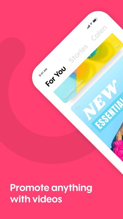 Emulate iPhone app Promo: Marketing Video Maker using MyAndroid
