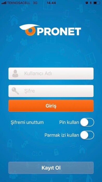 Emulate iPhone app Pronet Mobil using MyAndroid