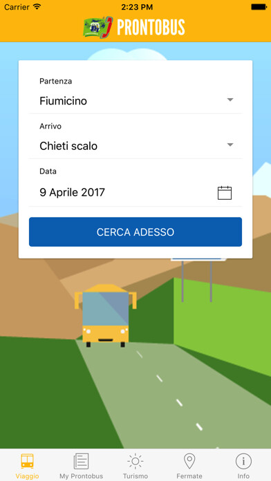 Emulate iPhone app Prontobus Italia using MyAndroid Emulate iPhone app Prontobus Italia using MyAndroid
