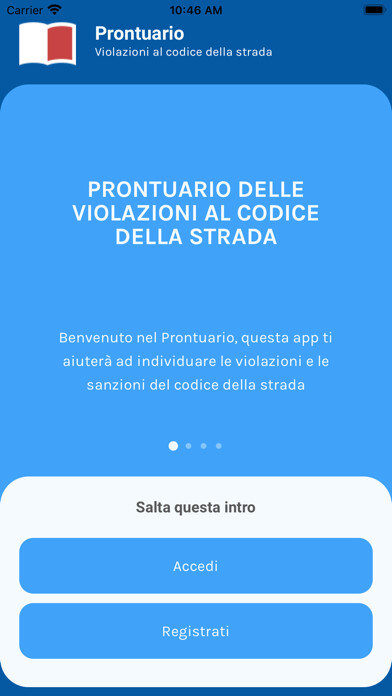 Emulate iPhone app Prontuario Codice della Strada using MyAndroid Emulate iPhone app Prontuario Codice della Strada using MyAndroid