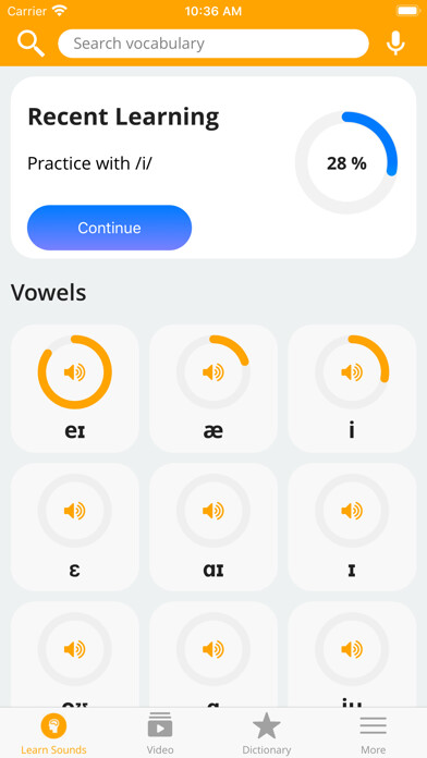Emulate iPhone app Pronuncian - English Pronounce using MyAndroid Emulate iPhone app Pronuncian - English Pronounce using MyAndroid