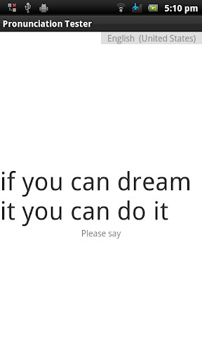 Run android online APK Pronunciation Tester from MyAndroid or emulate Pronunciation Tester using MyAndroid