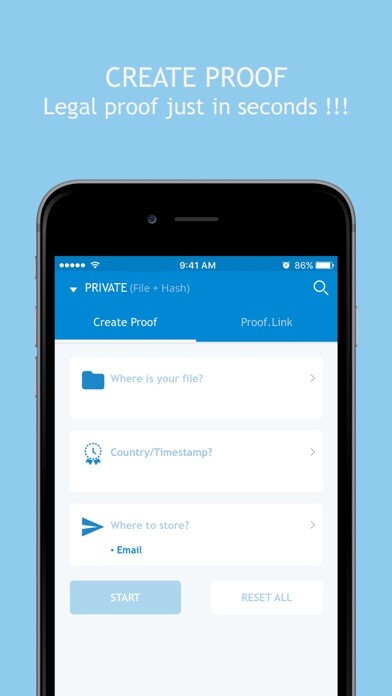 Emulate iPhone app Proofstack using MyAndroid