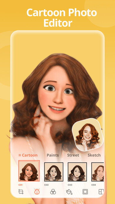 Emulate iPhone app Prookie-photo & avatar editor using MyAndroid