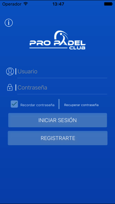 Emulate iPhone app Pro Padel Club using MyAndroid Emulate iPhone app Pro Padel Club using MyAndroid
