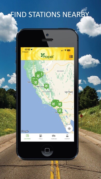 Emulate iPhone app Propel Fuels Station Locator using MyAndroid Emulate iPhone app Propel Fuels Station Locator using MyAndroid