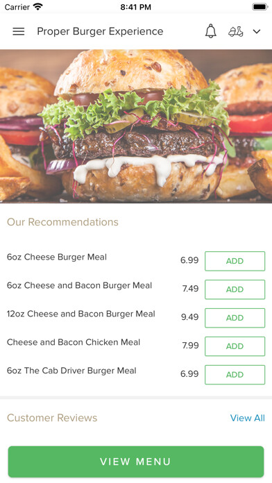 Emulate iPhone app Proper Burger Experience using MyAndroid Emulate iPhone app Proper Burger Experience using MyAndroid