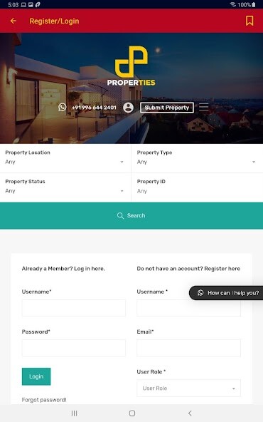 Run android online APK Proper-Ties from MyAndroid or emulate Proper-Ties using MyAndroid