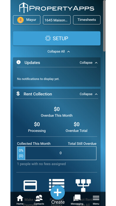 Emulate iPhone app Property Apps - Manage Tenants using MyAndroid