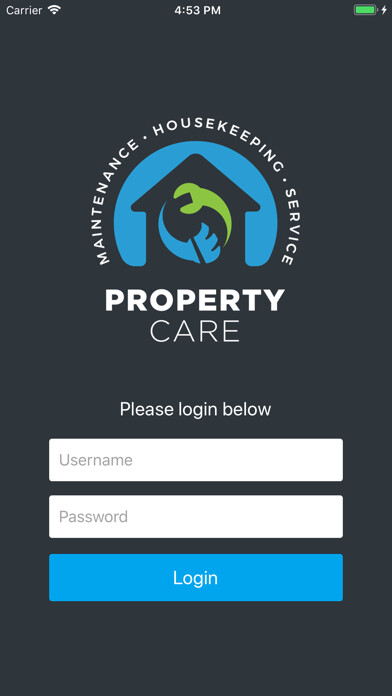 Emulate iPhone app Property Care SL using MyAndroid