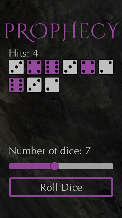 Emulate iPhone app Prophecy Dice Roller using MyAndroid Emulate iPhone app Prophecy Dice Roller using MyAndroid