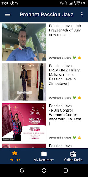 Run android online APK Prophet Passion Java  Gafa Tv from MyAndroid or emulate Prophet Passion Java  Gafa Tv using MyAndroid