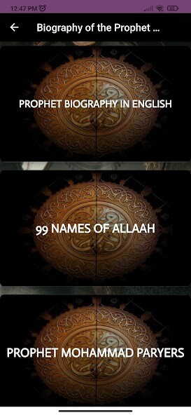 Run android online APK PROPHET (PBUH) BIOGRAPHY : WITH PRAYERS from MyAndroid or emulate PROPHET (PBUH) BIOGRAPHY : WITH PRAYERS using MyAndroid