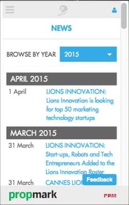 Emulate Android APK Propmark - Cannes Lions