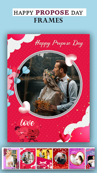 Run android online APK Propose Day Frames  Greeting from MyAndroid or emulate Propose Day Frames  Greeting using MyAndroid