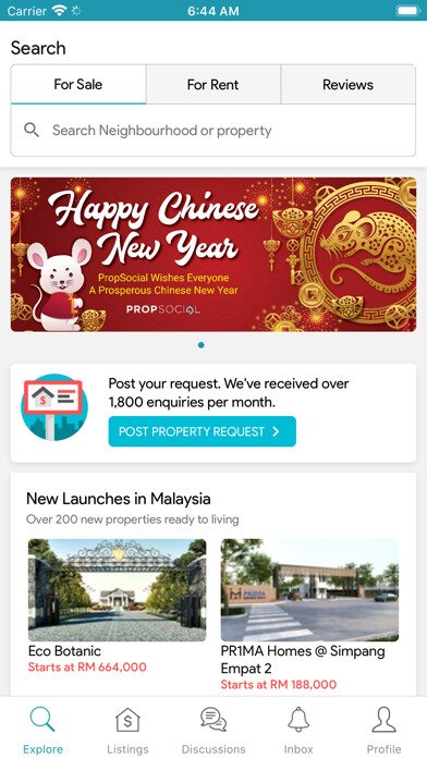 Emulate iPhone app PropSocial using MyAndroid