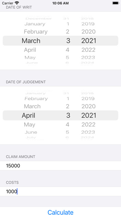 Emulate iPhone app Propter Diem Claim Calculator using MyAndroid Emulate iPhone app Propter Diem Claim Calculator using MyAndroid