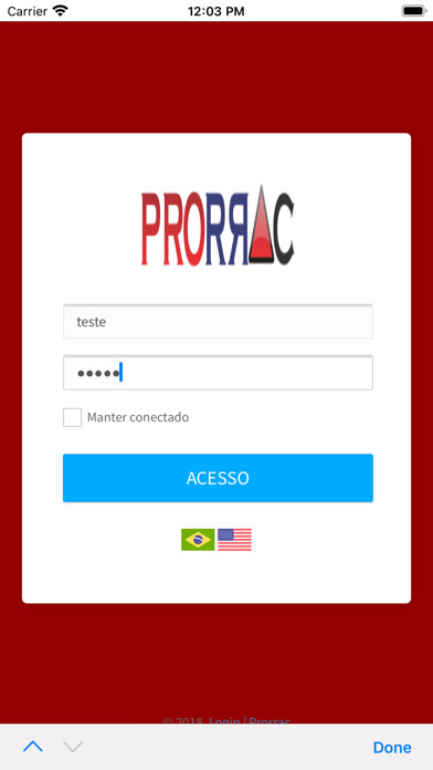 Emulate iPhone app Prorrac Monitoramento using MyAndroid Emulate iPhone app Prorrac Monitoramento using MyAndroid