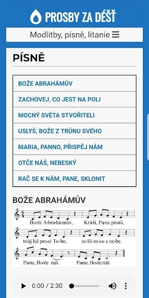 Run android online APK Prosby za déšť from MyAndroid or emulate Prosby za déšť using MyAndroid