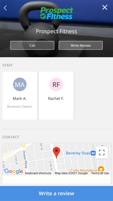 Emulate iPhone app Prospect Fitness using MyAndroid