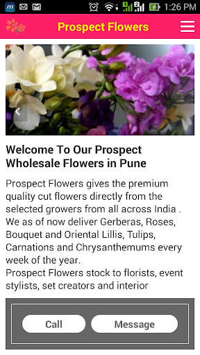 Run android online APK Prospect Flowers from MyAndroid or emulate Prospect Flowers using MyAndroid