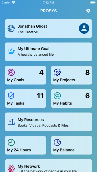 Emulate iPhone app PROSYS - Life Management Tool using MyAndroid Emulate iPhone app PROSYS - Life Management Tool using MyAndroid
