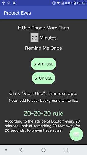 Run android online APK Protect Eyes from MyAndroid or emulate Protect Eyes using MyAndroid