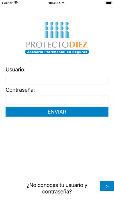 Emulate iPhone app ProtectoDIEZ using MyAndroid Emulate iPhone app ProtectoDIEZ using MyAndroid
