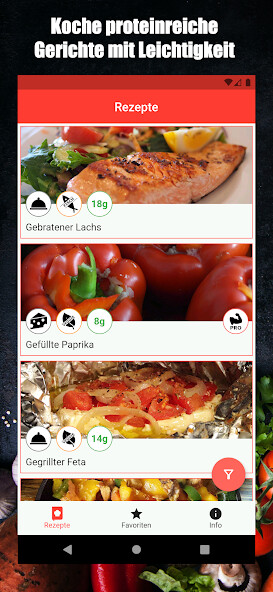 Run android online APK ProteinChef - Eiweiß Rezepte from MyAndroid or emulate ProteinChef - Eiweiß Rezepte using MyAndroid
