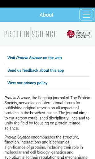 Run android online APK Protein Science from MyAndroid or emulate Protein Science using MyAndroid Run android online APK Protein Science from MyAndroid or emulate Protein Science using MyAndroid