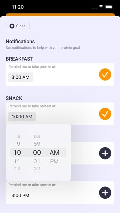 Emulate iPhone app Protein tracker - Protein Bar using MyAndroid Emulate iPhone app Protein tracker - Protein Bar using MyAndroid