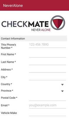 Emulate Android APK ProTELEC CheckMate NeverAlone