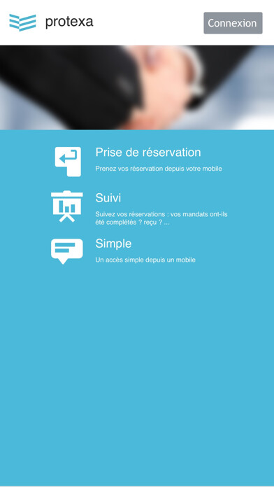 Emulate iPhone app Protexa - Loi Hoguet using MyAndroid