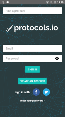 Emulate Android APK protocols.io