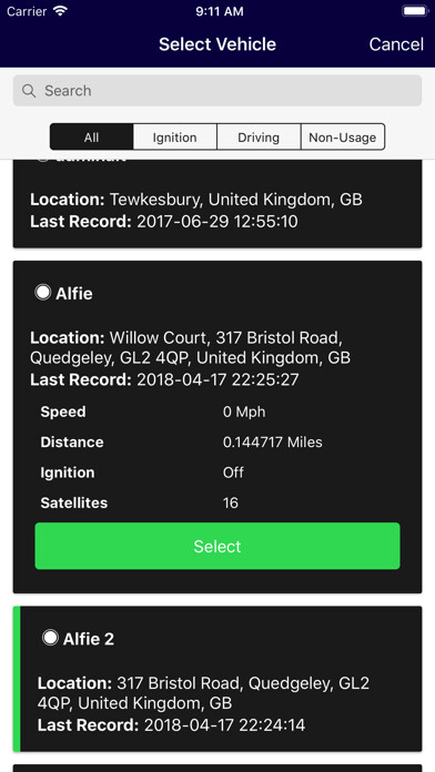 Emulate iPhone app ProTracking using MyAndroid