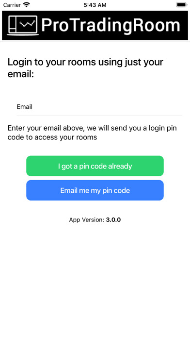 Emulate iPhone app Pro Trading Room V3 using MyAndroid