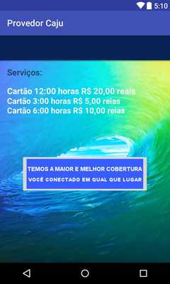 Emulate Android APK Provedor Caju