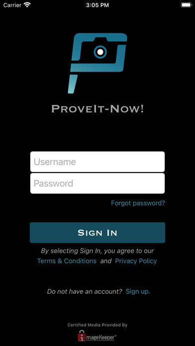 Emulate iPhone app ProveIt-Now! using MyAndroid