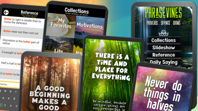 Emulate iPhone app Proverbs & Phrases Collection using MyAndroid