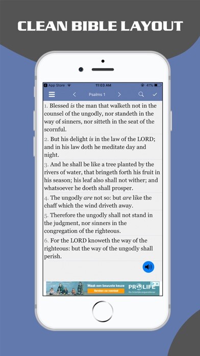 Emulate iPhone app Proverbs & Psalms - King James using MyAndroid Emulate iPhone app Proverbs & Psalms - King James using MyAndroid