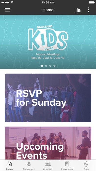 Emulate iPhone app Providence Church App using MyAndroid
