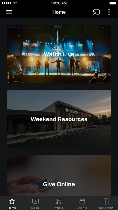 Emulate iPhone app Providence Church Raleigh using MyAndroid Emulate iPhone app Providence Church Raleigh using MyAndroid