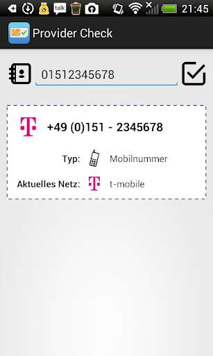 Run android online APK Provider Check from MyAndroid or emulate Provider Check using MyAndroid