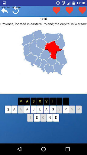 Run android online APK Provinces of Poland - quiz, tests, maps, flags from MyAndroid or emulate Provinces of Poland - quiz, tests, maps, flags using MyAndroid Run android online APK Provinces of Poland - quiz, tests, maps, flags from MyAndroid or emulate Provinces of Poland - quiz, tests, maps, flags using MyAndroid